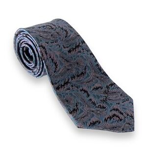 Nina Ricci Mens Silk Tie‎ 56 x 3.5 Blue Dove Bird Wedding Paris France Easter